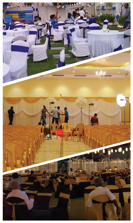 Collage image of different events happened at Chennai Convention Centre