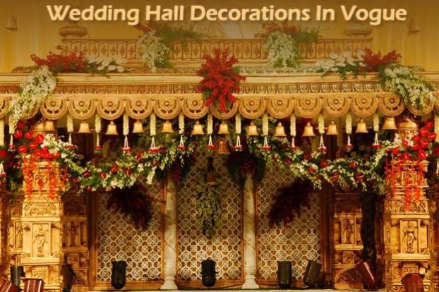 Flower decorated marriage mandapam at chennai