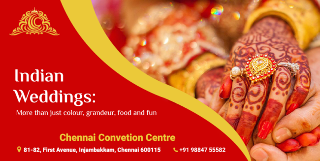 Closeup view of Bride and groom hands