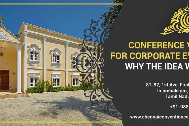 Front view of Chennai Convention Centre Marriage Halls